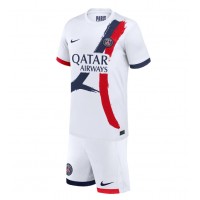 Echipament fotbal Paris Saint-Germain Tricou Deplasare 2024-25 pentru copii maneca scurta (+ Pantaloni scurti)